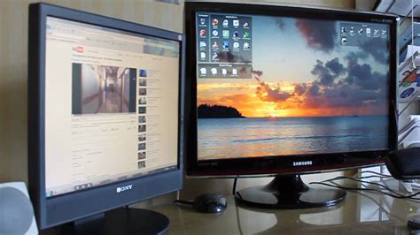 two monitors are the same with different quality
